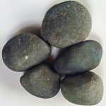 Gray Black Riverbed Pebble Stones