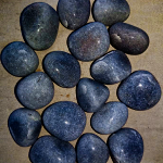 Gray Polished Riverbed Pebble Stones